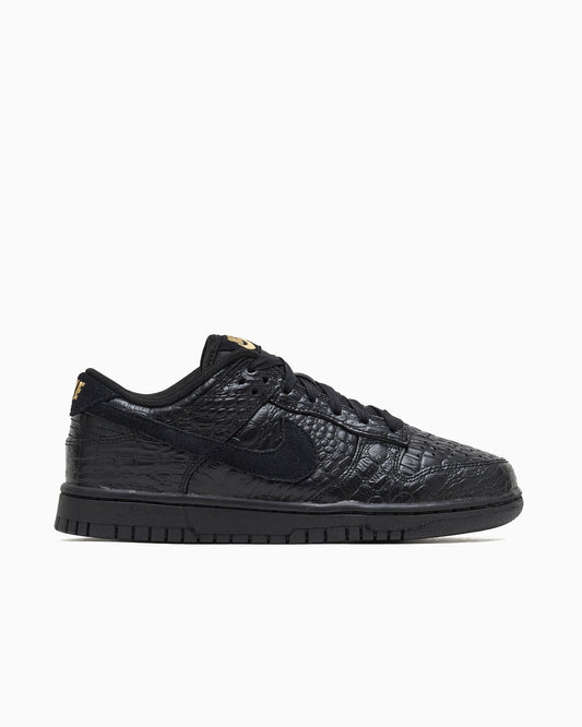 Nike Women's Dunk Low "Black Croc Skin"